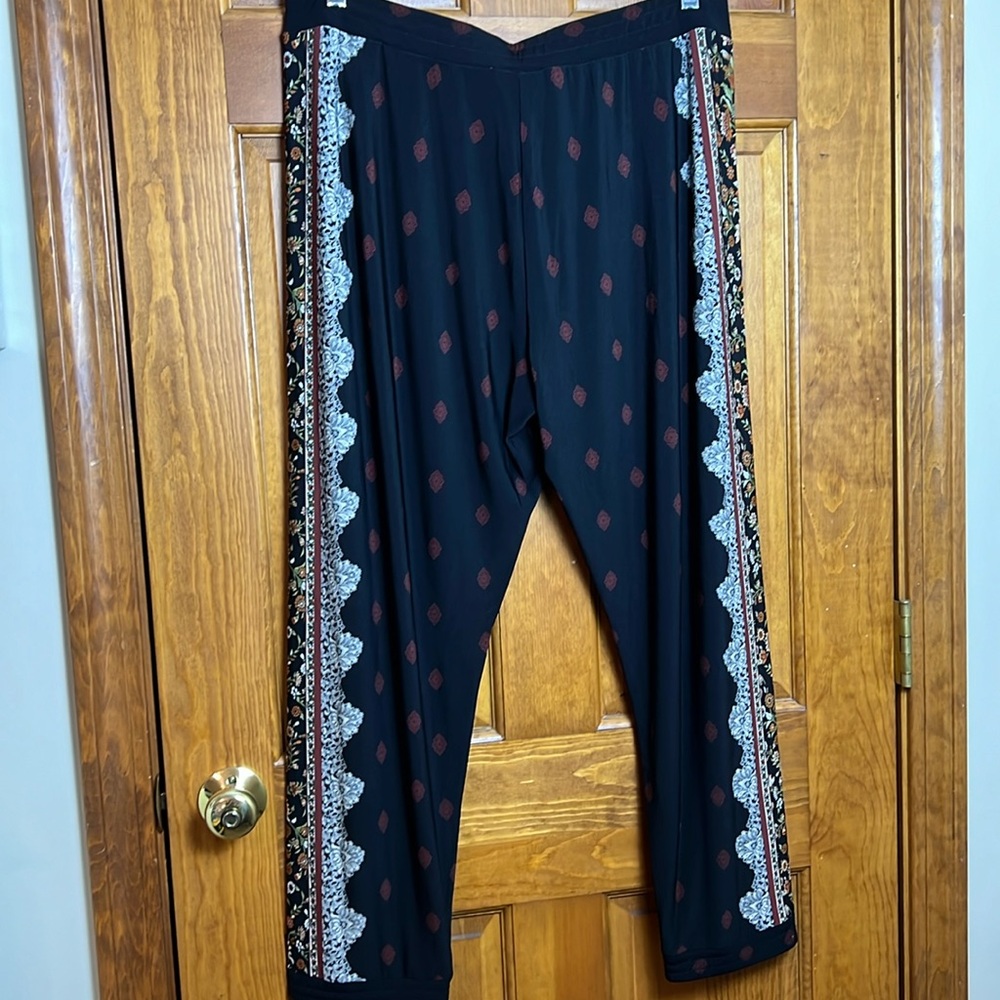 Women's Susan Graver Liquid Knit Pants Size Large Petite